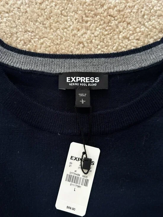 NWT Women's Express Merin Wool Blend Shirt - Picture 2 of 2